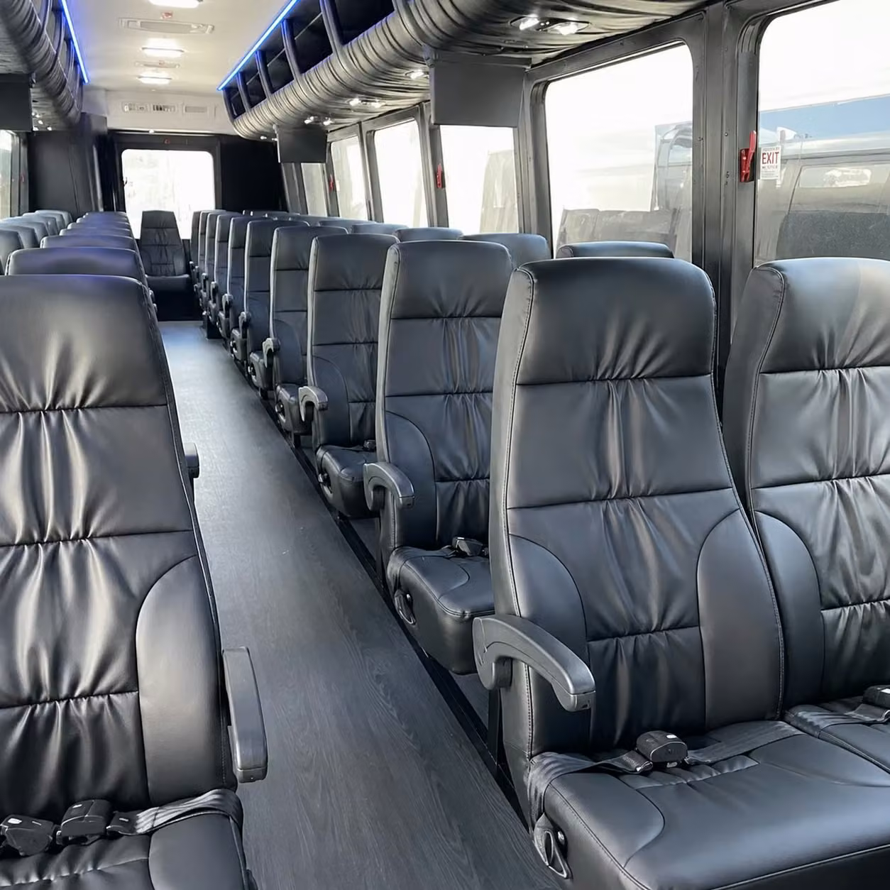 30 passenger minibus inside