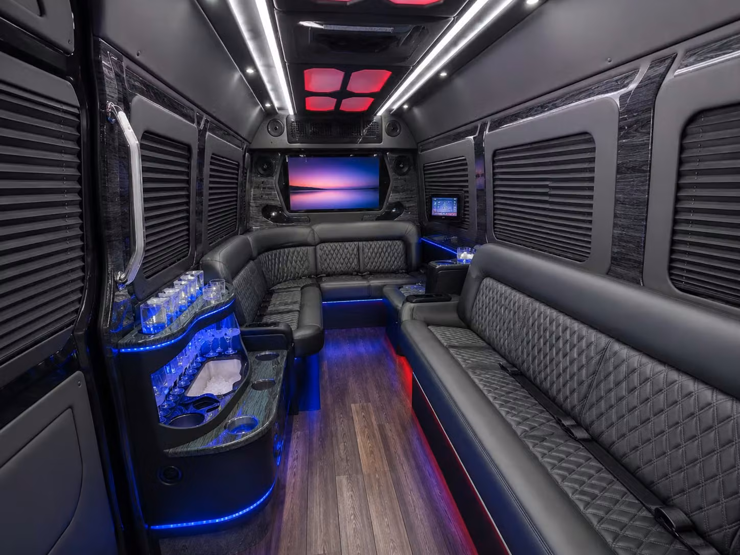 arrange airport shuttle transportation for san jacinto employees and executives